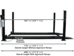 Atlas® Garage Pro 8000 Service/Parking 4 Post Lift 8,000 lbs