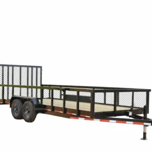CA145 Caliber 7X20 Utility Trailer 10K W/ 2′ Mesh Sides