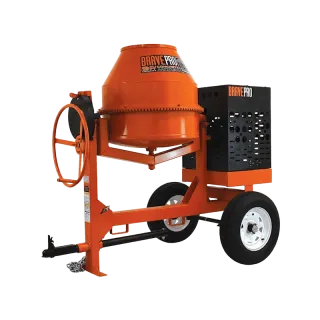 9 Cu Ft Cement Mixer | Brave | Steel Drum | Honda Gas | Towable