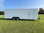 CY704 Cynergy 8.5×24 Enclosed Car Hauler 10K White