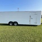 CY704 Cynergy 8.5×24 Enclosed Car Hauler 10K White