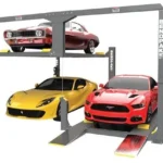 BendPak PL-12000DPS Standard Rise Tandem/Independent Platforms Parking Lift w/Short Runways