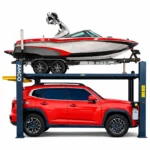 AMGO® Hydraulics 408-HPX 8,000 lbs Boat Storage Lift w/Wide Drive-Thru