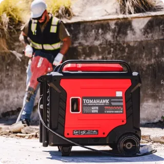 Inverter Generator – 10,000 Watt, Gas Powered, Electric Start, Super Quiet & Portable