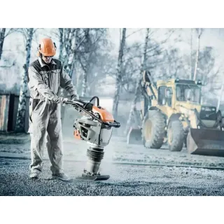 Husqvarna LT 6005 | Tamping Rammer W/ Free Vibration Impact Ironclad Gloves