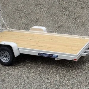 Aluma Wood Deck Utility Trailer #7812ESW