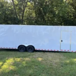 CY714 Cynergy 8.5×28 Enclosed Car Hauler 10K White