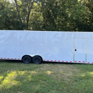 CY714 Cynergy 8.5×28 Enclosed Car Hauler 10K White