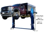 Atlas® BP12000X HD Floor Base-Plate 2 Post Lift 12,000 lbs