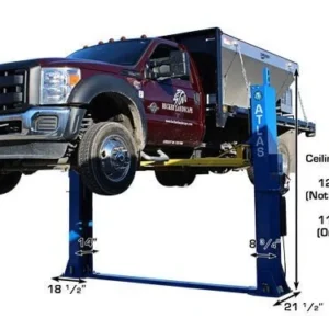 Atlas® BP12000X HD Floor Base-Plate 2 Post Lift 12,000 lbs