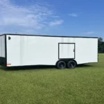 CY701 Cynergy 8.5×24 Enclosed Car Hauler 10K White Blackout