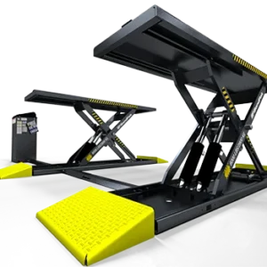 BendPak MDS-6EXT Open-Center Mid-Rise Scissors Lift / Extended Platform 6,000 lb