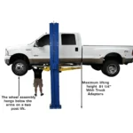 Atlas® PV10PX Symmetric/Asymmetric Heavy-Duty 2 Post Lift 10,000 lbs