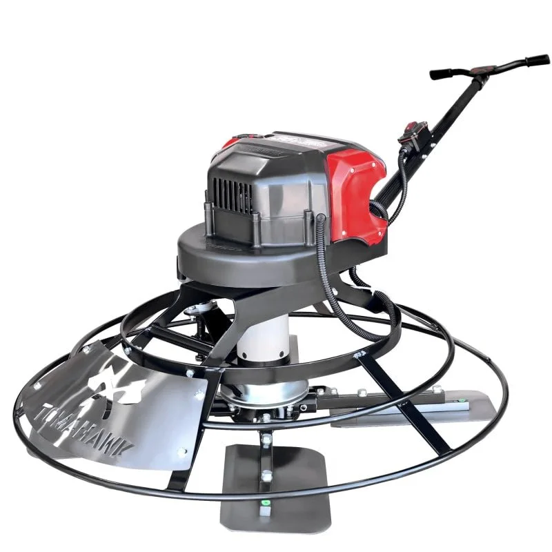 30″ Battery-Powered Portable Power Trowel with 18ft Bull Float Handle 30″ Battery-Powered Portable Power Trowel with 18ft Bull Float Handle