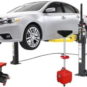 MaxJax® M7K Portable Two Post Garage Lift – Deluxe Package