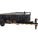 CA805 Caliber 7×16 Dump Trailer 14K Telescope Lift