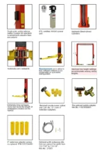 AMGO® Hydraulics OHX-10H Ex-Tall Super-Asymmetric® 2 Post Lift 10,000 lbs