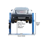 Atlas® BP8000 Floor Base-Plate 2 Post Lift 8,000 lbs