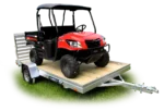 Aluma Wood Deck Utility Trailer #7810ESW