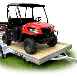 Aluma Wood Deck Utility Trailer #7810ESW