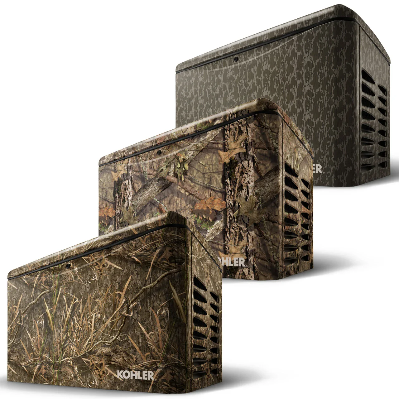 Kohler 20RCA 20kW Generator with Mossy Oak Camo Enclosure Kohler 20RCA 20kW Generator with Mossy Oak Camo Enclosure