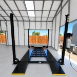 Nationwide NW-4-8KNPlus 8,000lb Ex-Tall 4 Post Car Storage & Service Parking Lift