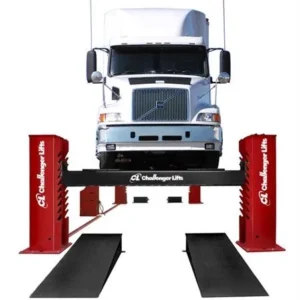 Challenger 44060E HD Chain-Driven Ex-Length 4-Post Lift 60,000 lb – New Black Color