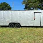 CY709 Cynergy 8.5×24 Enclosed Car Hauler 10K Silver Blackout