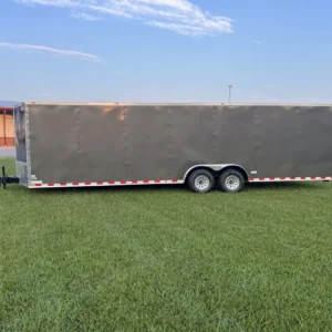 CY702 Cynergy 8.5×28 Enclosed Car Hauler 10K Charcoal Gray