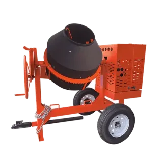 9 Cu Ft Cement Mixer | Crown | Poly Drum | Honda Gas | Towable