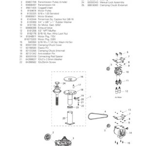 Coats KIT-SRVC,PEDESTAL – 82046312
