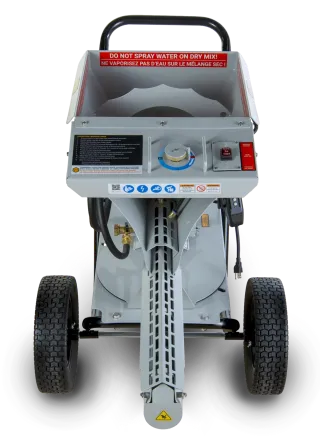 MudMixer Evolution 3225 Continuous Concrete Mixer – 4th of July Bundle | FREE Hopper, FREE Gloves & FREE 1,200 lbs Quikrete