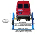 Atlas® BP12000X HD Floor Base-Plate 2 Post Lift 12,000 lbs