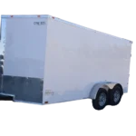 CY215 Cynergy 7×14 Enclosed Trailer TA White