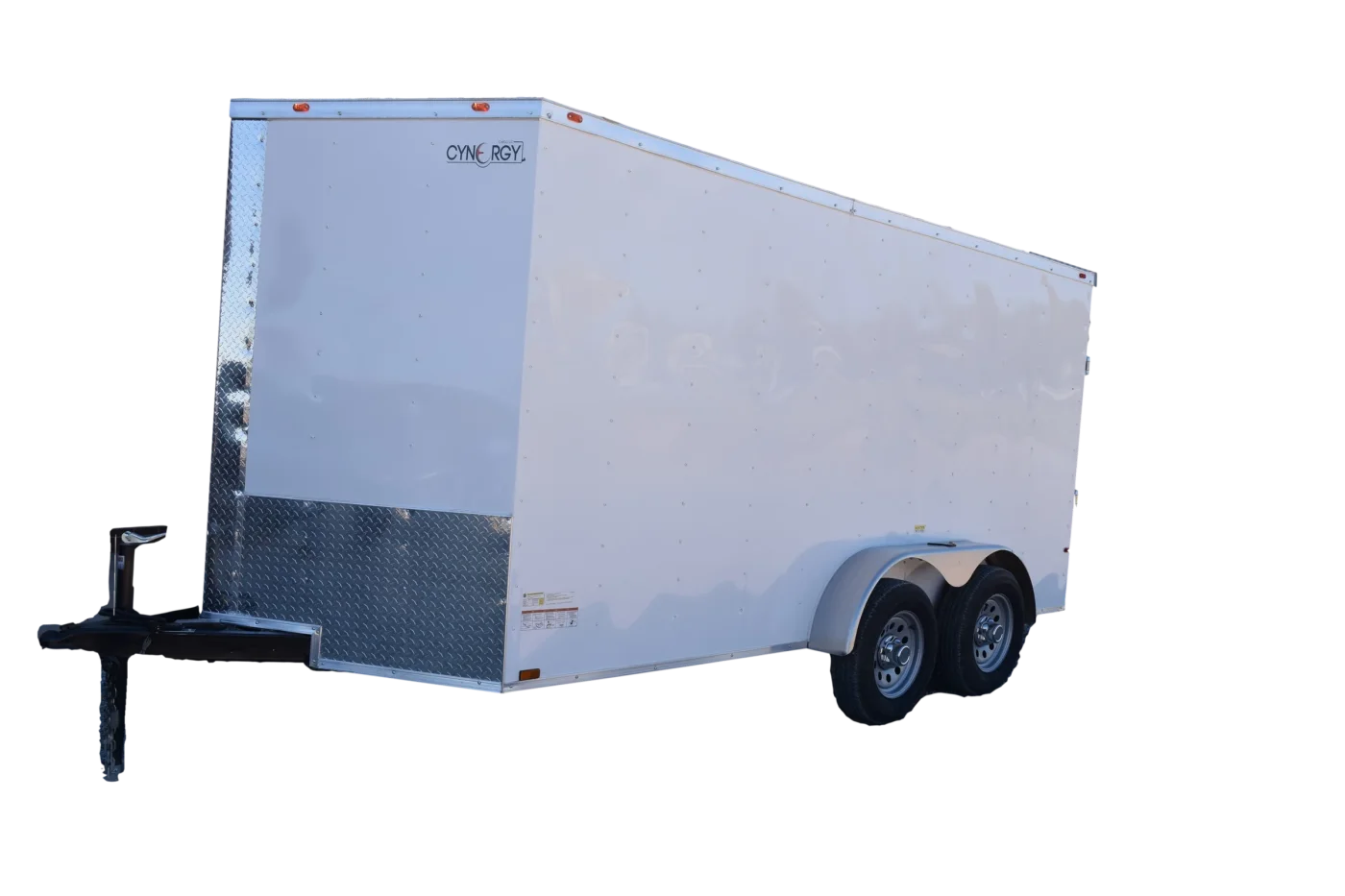 CY215 Cynergy 7×14 Enclosed Trailer TA White CY215 Cynergy 7×14 Enclosed Trailer TA White