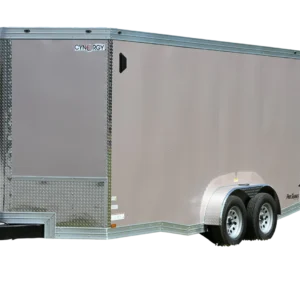 CY257 Cynergy 7×16 Enclosed Trailer TA Pro Rose Metallic