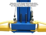 Atlas® 9OHSC-SS Symmetric 2 Post Lift 9,000 lbs
