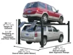 Atlas® Garage Pro 9000 Service/Parking 4 Post Lift 9,000 lbs