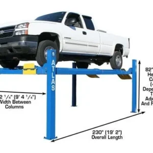 Atlas® 412A Commercial Grade 4 Post Alignment Lift 12,000 lbs