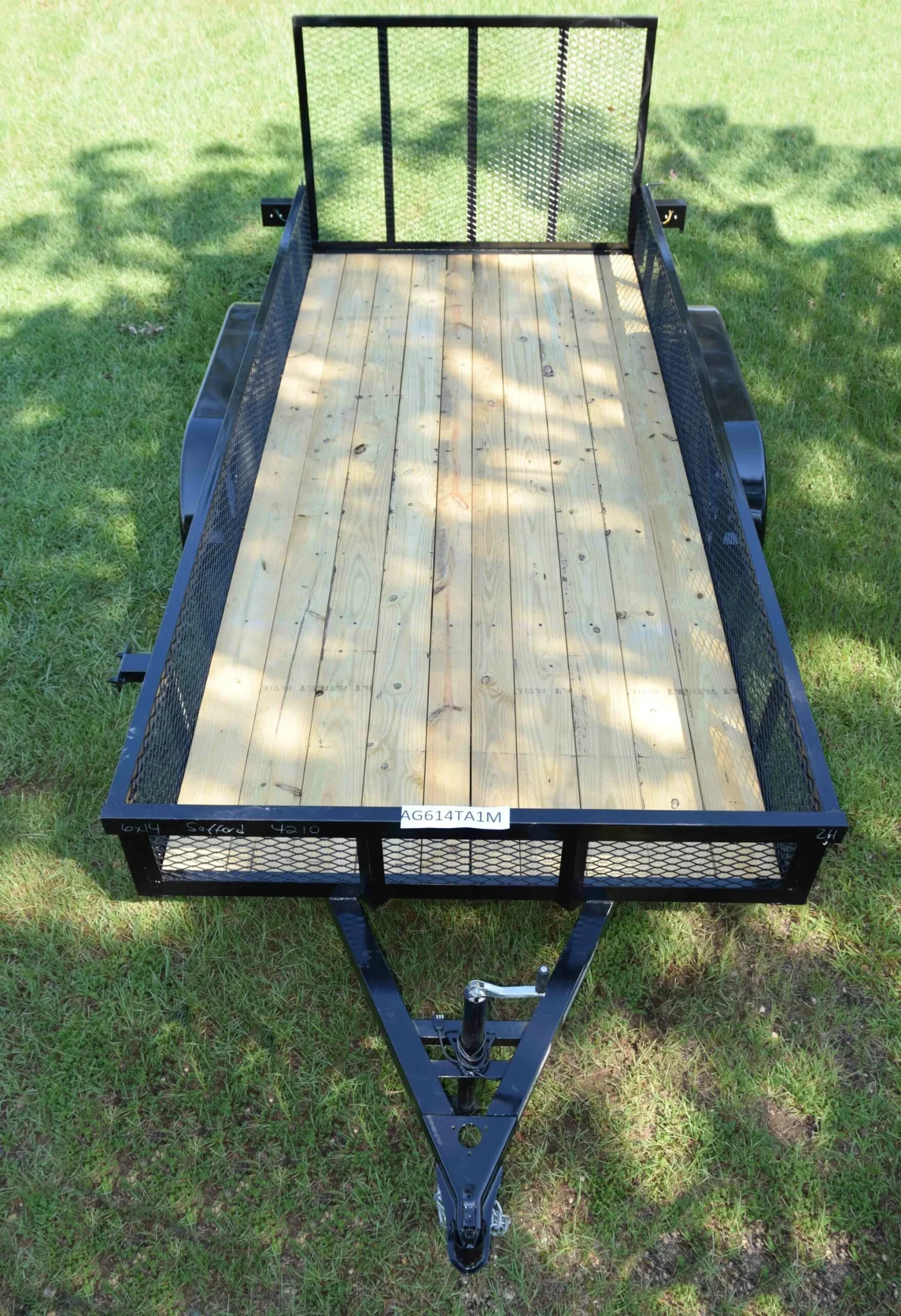 CA118 Caliber 6×14 Utility Trailer HD TA W/ Mesh Sides CA118 Caliber 6×14 Utility Trailer HD TA W/ Mesh Sides