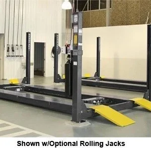 BendPak HDS-14LSXE Limo Extended 4 Post Car Alignment Lift 14,000 lb. – New Gray