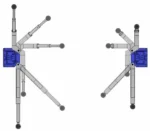 Auto Lift AL2-11KC-DX 11K lb Clear Floor Direct Drive Two Post Bi-Symmetric™ Car Lift