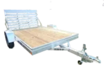 Aluma Wood Deck Utility Trailer #7810ESW