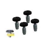 Katool KT-H105 Symmetric 2 Post Floor Plate Car Lift 10,000 lbs – Blue