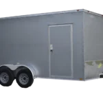 CY216 Cynergy 7×14 Enclosed Trailer TA Silver 84″
