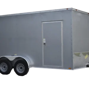 CY216 Cynergy 7×14 Enclosed Trailer TA Silver 84″