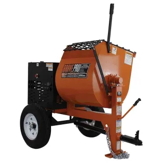Brave Mortar Mixer | 8 Cu. Ft. Steel Drum | Honda GX239 Gas