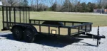 CA152 Caliber 6.5×14 Utility Trailer HD TA W/ 1′ Mesh Sides