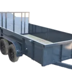 CA125 Caliber 6×12 Utility Trailer HD TA W/ Solid Sides