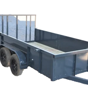 CA125 Caliber 6×12 Utility Trailer HD TA W/ Solid Sides